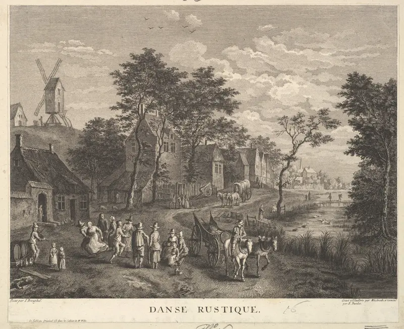 Rustic Dance (Danse Rustique) Wall Art by Robert Daudet - High-Resolution Digital Print