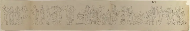 Sacrificial Procession Wall Art by Anonymous, French, 18th century - High-Resolution Digital Print