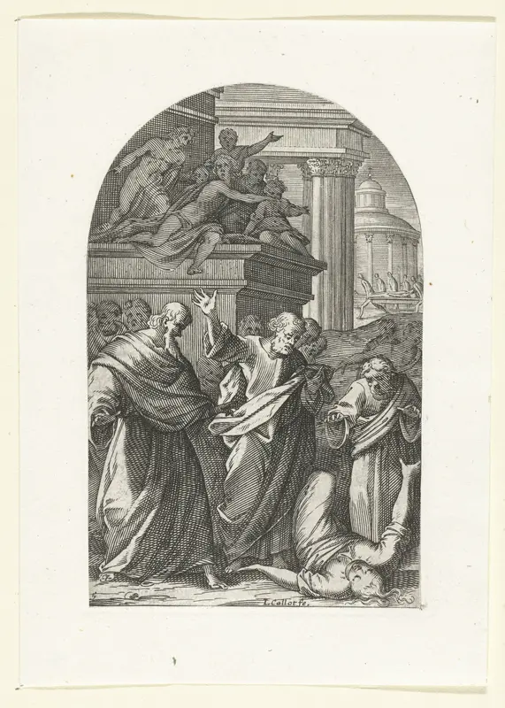Saffira met de dood gestraft Wall Art by Unknown - High-Resolution Digital Print