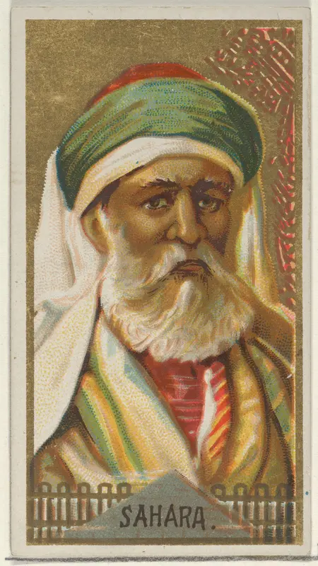 Sahara, from the Types of All Nations series (N24) for Allen & Ginter Cigarettes Wall Art by Allen & Ginter - High-Resolution Digital Print