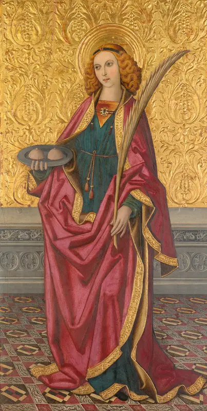 Saint Agatha Wall Art by Vergós Workshop - High-Resolution Digital Print