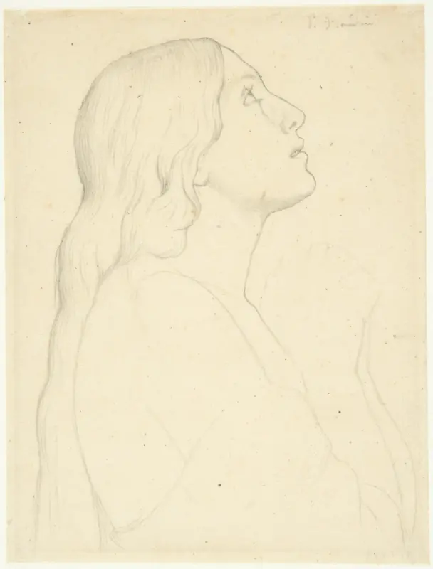 Saint Agatha Wall Art by Paul Flandrin - High-Resolution Digital Print