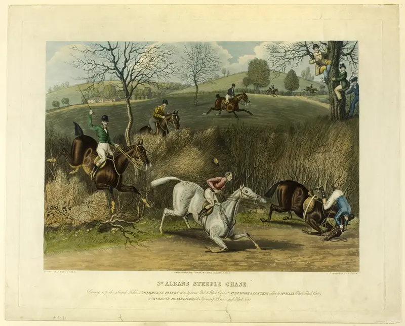 Saint Albans Steeplechase Wall Art by Charles Hunt - High-Resolution Digital Print
