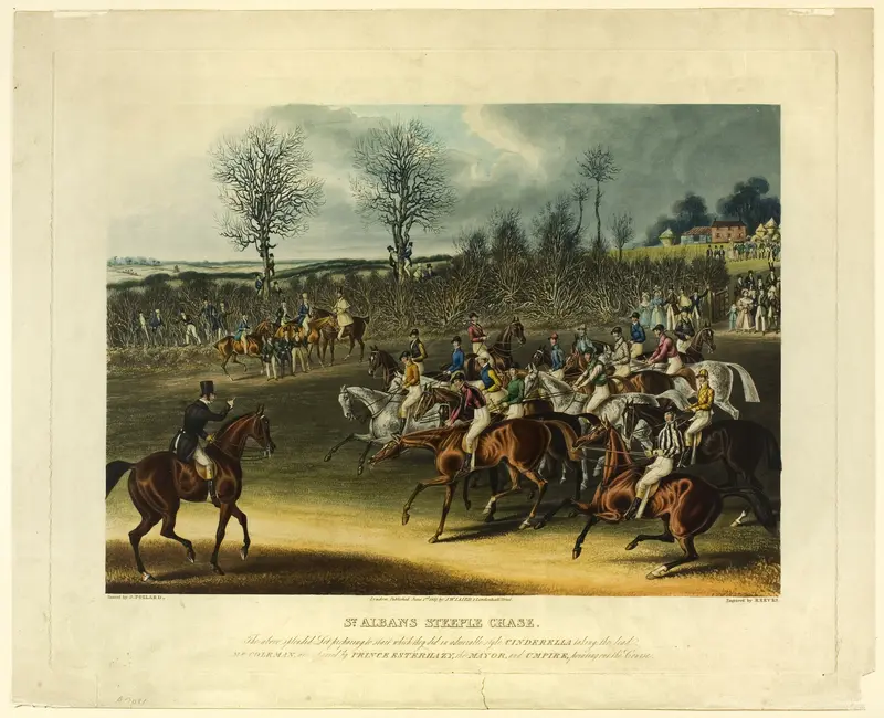 Saint Albans Steeplechase Wall Art by Reeves - High-Resolution Digital Print