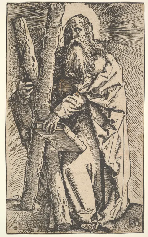 Saint Andrew Wall Art by Hans Baldung (called Hans Baldung Grien) - High-Resolution Digital Print