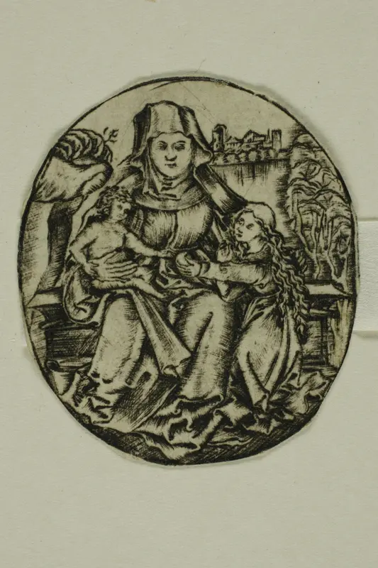 Saint Anne, the Virgin, and Child Wall Art by Unknown artist - High-Resolution Digital Print