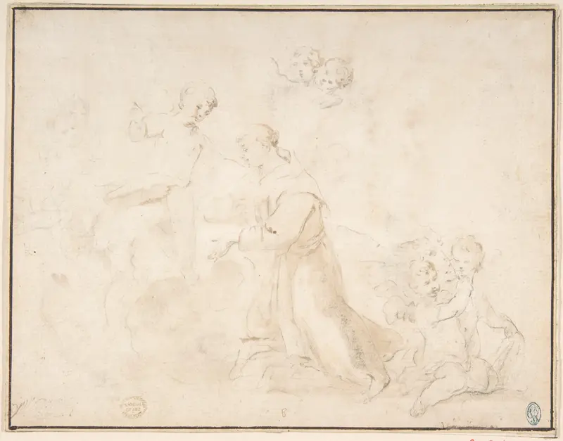 Saint Anthony of Padua Wall Art by Anonymous, Spanish, 17th century - High-Resolution Digital Print