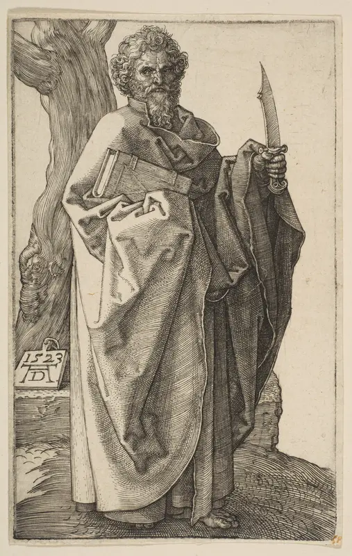 Saint Bartholomew Wall Art by Albrecht Dürer - High-Resolution Digital Print
