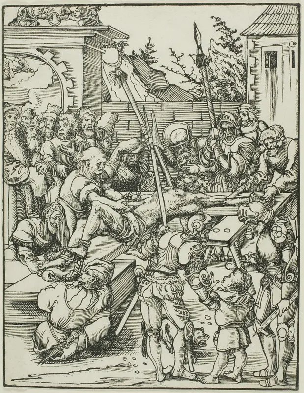 Saint Bartholomew, from The Martyrdom of the Apostles