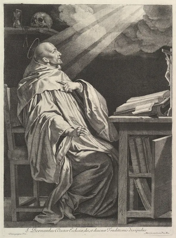 Saint Bernard de Clairvaux Wall Art by Jean Morin - High-Resolution Digital Print