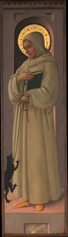 Saint Bernard of Clairvaux Wall Art by Workshop of Fra Filippo Lippi - High-Resolution Digital Print