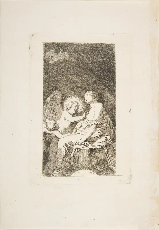 Saint Catherine of Alexandria Wall Art by Jean Honoré Fragonard - High-Resolution Digital Print