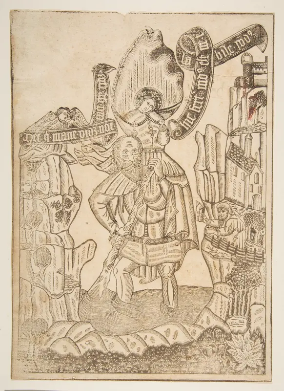 Saint Christopher Wall Art by Anonymous, German - High-Resolution Digital Print