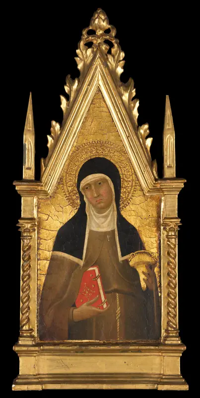 Saint Clare Wall Art by Lippo Memmi (Filippo di Memmo) - High-Resolution Digital Print
