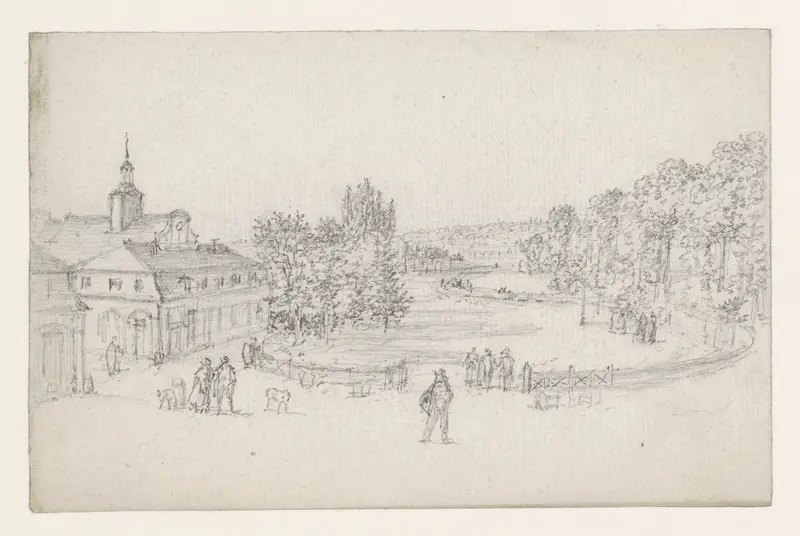 Saint Cloud (?) Wall Art by Georges Michel - High-Resolution Digital Print