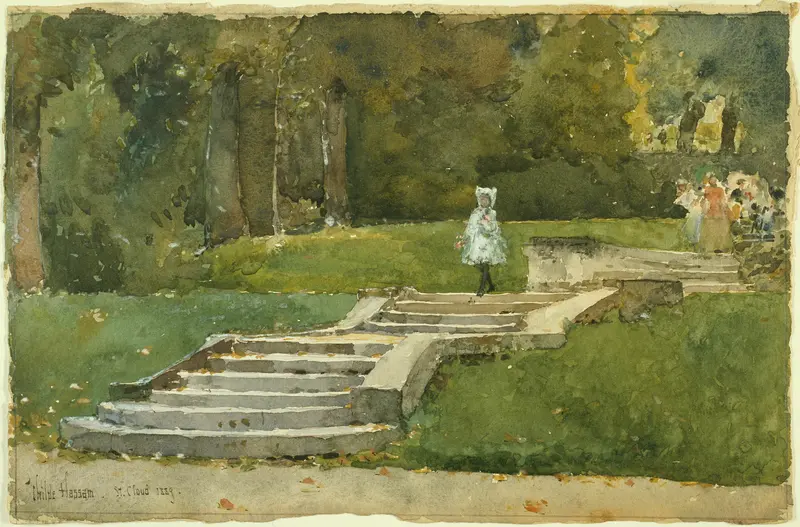Saint-Cloud Wall Art by Childe Hassam - High-Resolution Digital Print