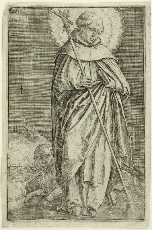 Saint Dominic Wall Art by Lucas van Leyden - High-Resolution Digital Print