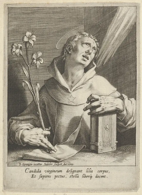 Saint Dominic Wall Art by Johann Sadeler I - High-Resolution Digital Print