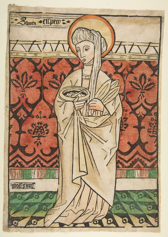 Saint Elizabeth of Hungary Wall Art by Wolfgang - High-Resolution Digital Print