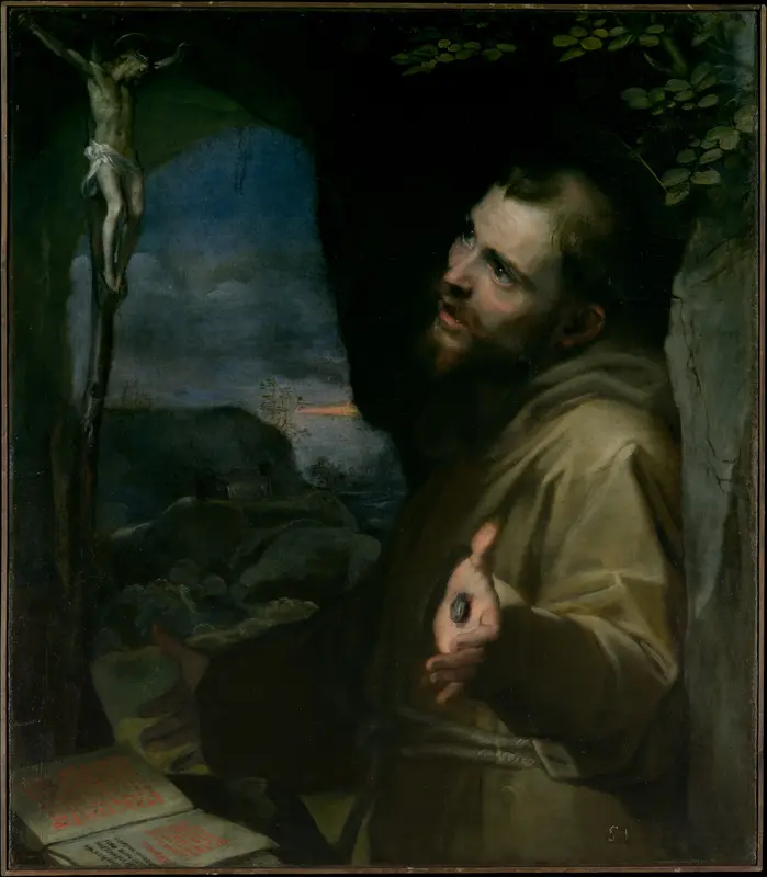 Saint Francis Wall Art by Federico Barocci - High-Resolution Digital Print