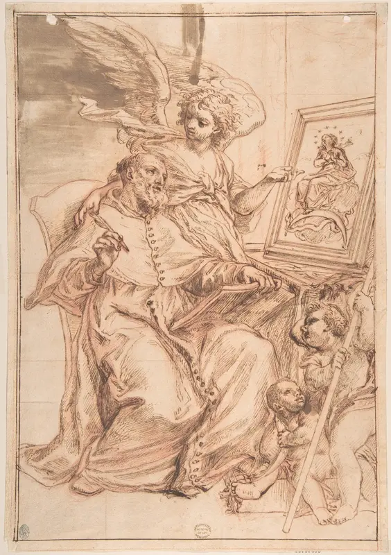 Saint Francis de Sales (canonized 1665) Wall Art by Anonymous, Italian, Roman-Bolognese, 17th century - High-Resolution Digital Print
