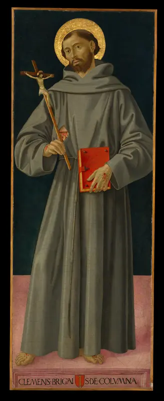 Saint Francis of Assisi Wall Art by Antoniazzo Romano (Antonio di Benedetto Aquilio) - High-Resolution Digital Print