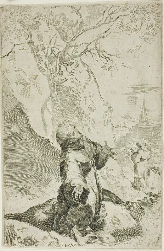 Saint Francis Receiving the Stigmata Wall Art by Federico Barocci - High-Resolution Digital Print