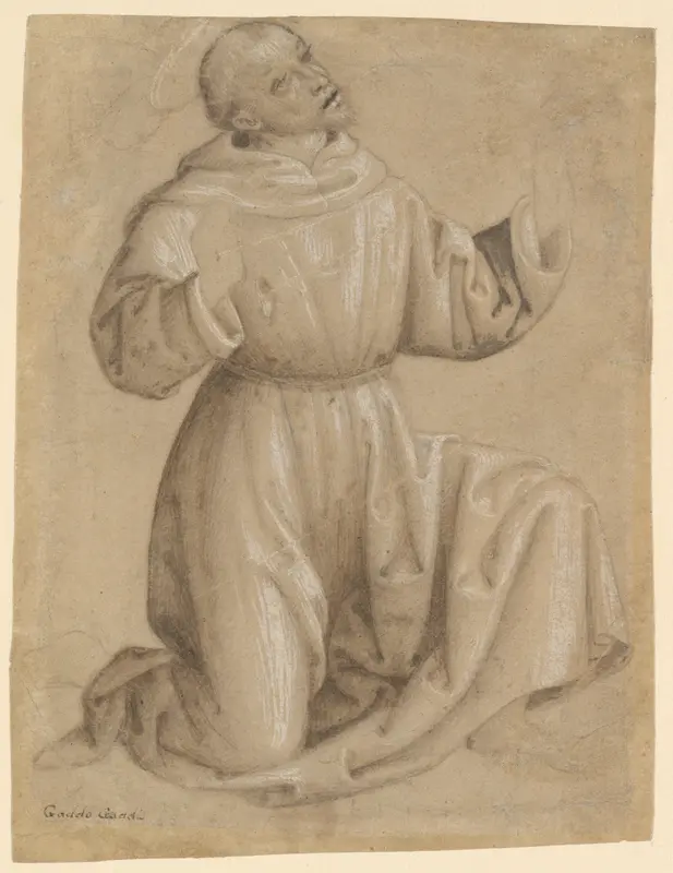 Saint Francis Receiving the Stigmata Wall Art by Lo Spagna (Giovanni di Pietro) - High-Resolution Digital Print