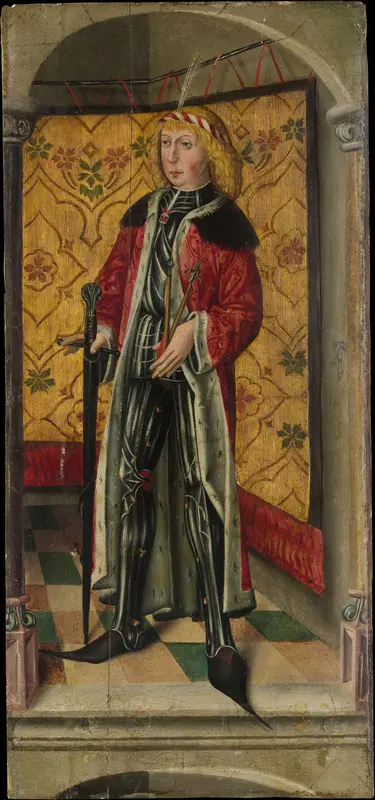 Saint George and Saint Sebastian Wall Art by Unknown - High-Resolution Digital Print