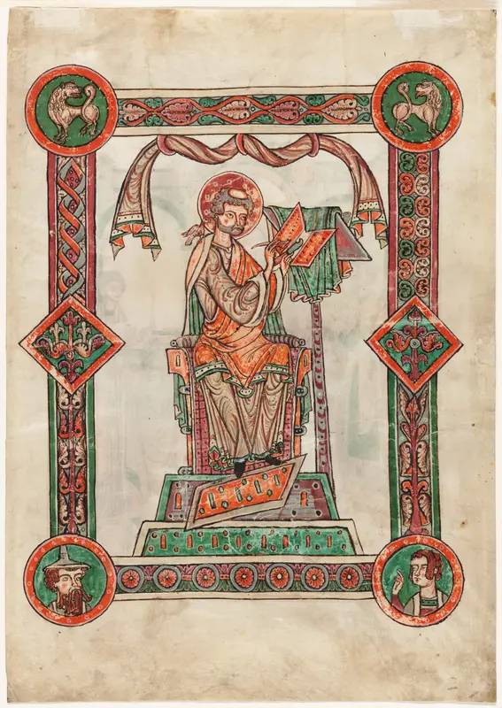 Saint Gregory as Author Wall Art by School of Weingarten Abbey - High-Resolution Digital Print