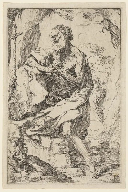 Saint Jerome Wall Art by Guido Reni - High-Resolution Digital Print