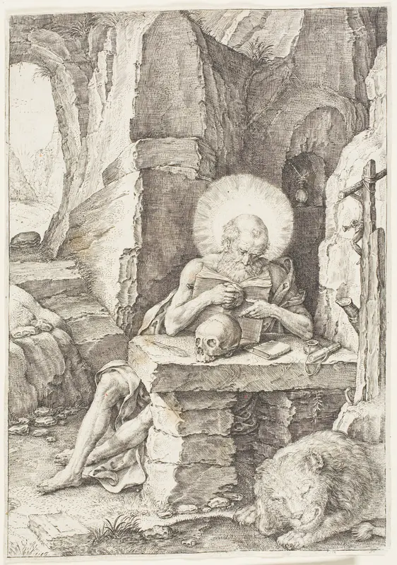 Saint Jerome Wall Art by Raphael de Mey - High-Resolution Digital Print