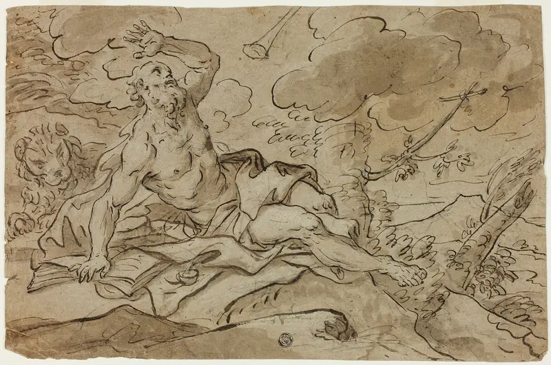 Saint Jerome Wall Art by Paolo de Matteis - High-Resolution Digital Print