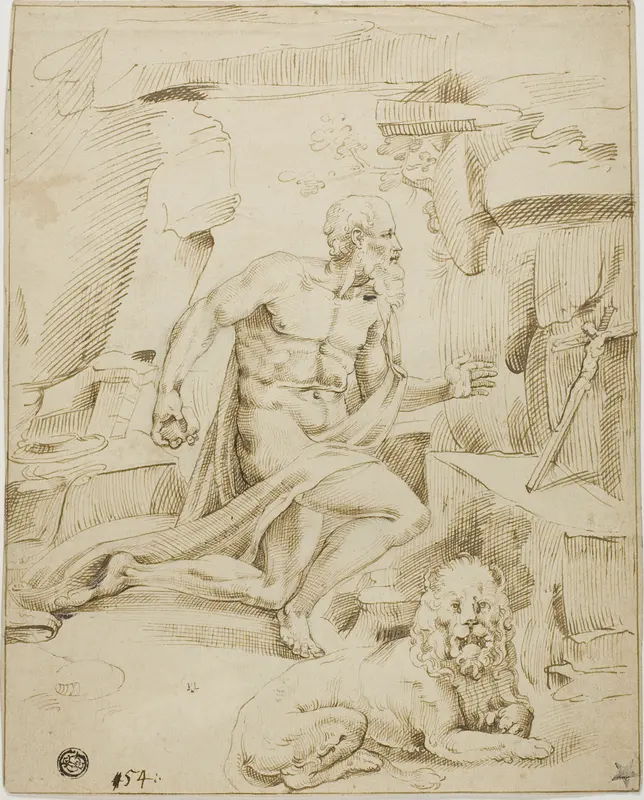 Saint Jerome Wall Art by Bartolomeo Passarotti - High-Resolution Digital Print