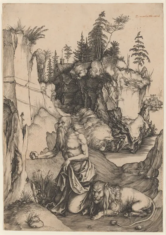 Saint Jerome Penitent in the Wilderness