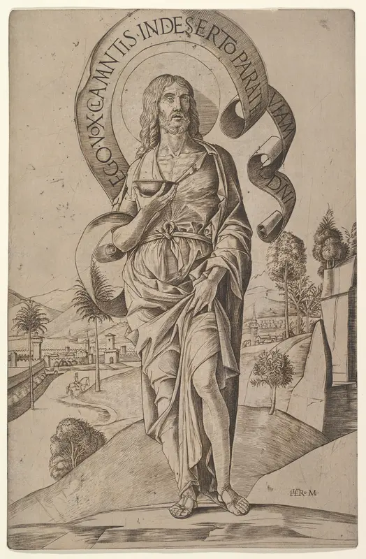 Saint John the Baptist Wall Art by Girolamo Mocetto - High-Resolution Digital Print