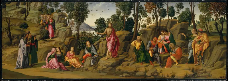 Saint John the Baptist Bearing Witness Wall Art by Francesco Granacci - High-Resolution Digital Print