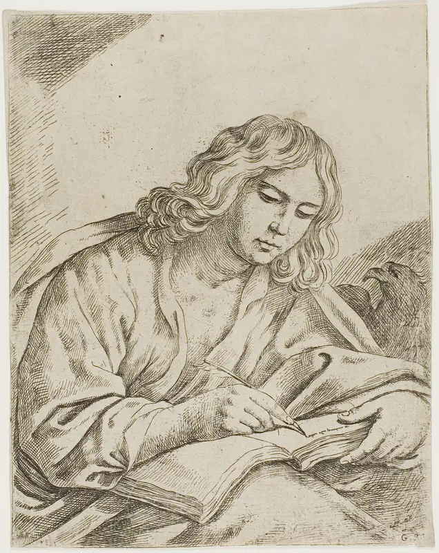 Saint John the Evangelist Wall Art by Girolamo Scarselli - High-Resolution Digital Print
