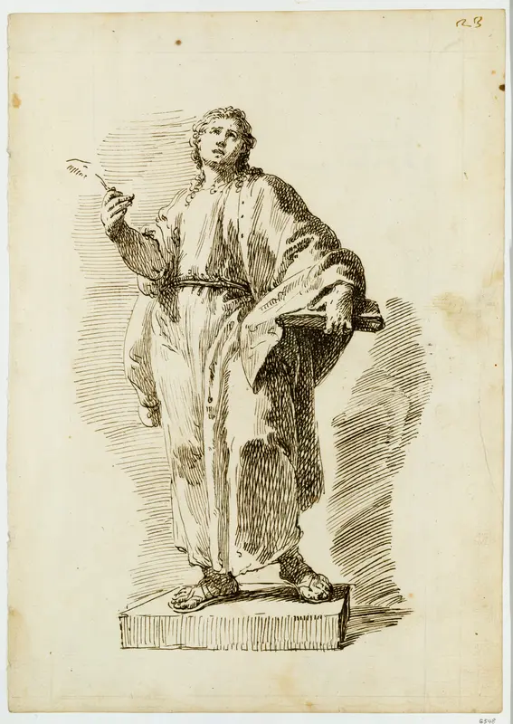 Saint John the Evangelist (?) Wall Art by Pietro Antonio Novelli - High-Resolution Digital Print