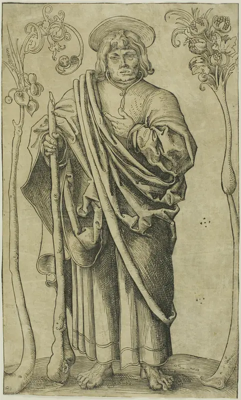 Saint Jude, from Christ, the Apostles and Saint Paul Wall Art by Lucas Cranach the Elder - High-Resolution Digital Print