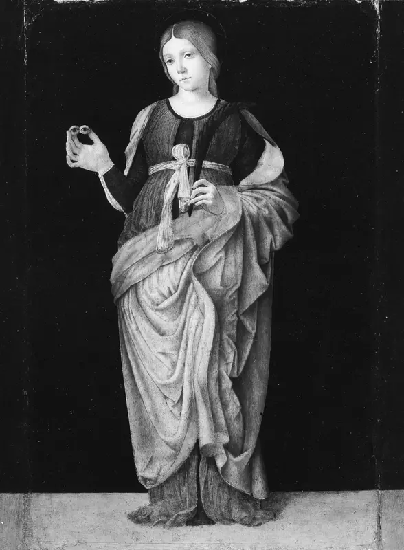 Saint Lucy Wall Art by Francesco Zaganelli (Francesco di Bosio) - High-Resolution Digital Print
