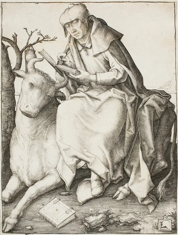 Saint Luke Wall Art by Lucas van Leyden - High-Resolution Digital Print