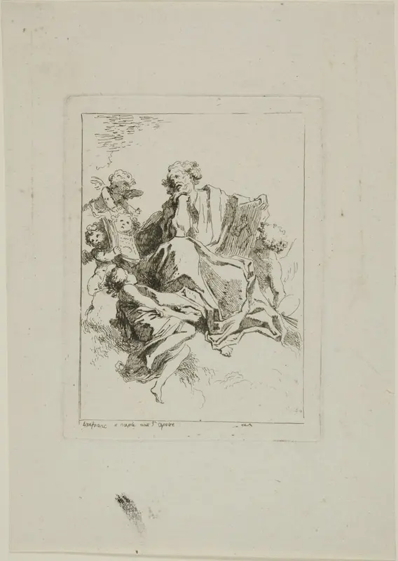 Saint Luke Wall Art by Jean Honoré Fragonard - High-Resolution Digital Print