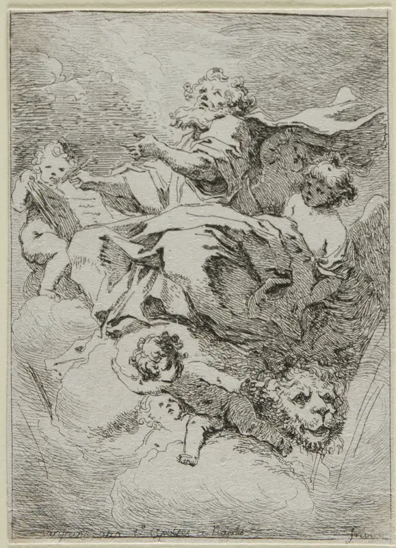 Saint Mark Wall Art by Jean Honoré Fragonard - High-Resolution Digital Print