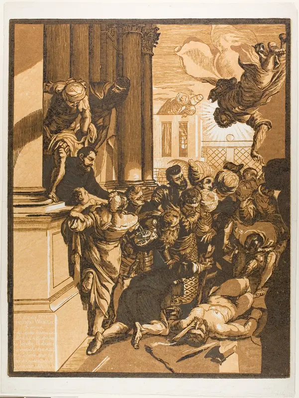 Saint Mark Saving a Slave from Torture, from Opera Selectiora Wall Art by John Baptist Jackson - High-Resolution Digital Print