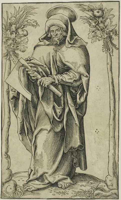 Saint Matthias, from Christ, the Apostles and Saint Paul Wall Art by Lucas Cranach the Elder - High-Resolution Digital Print