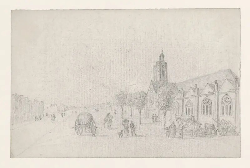 Saint Nicolas des Champs Wall Art by Georges Michel - High-Resolution Digital Print