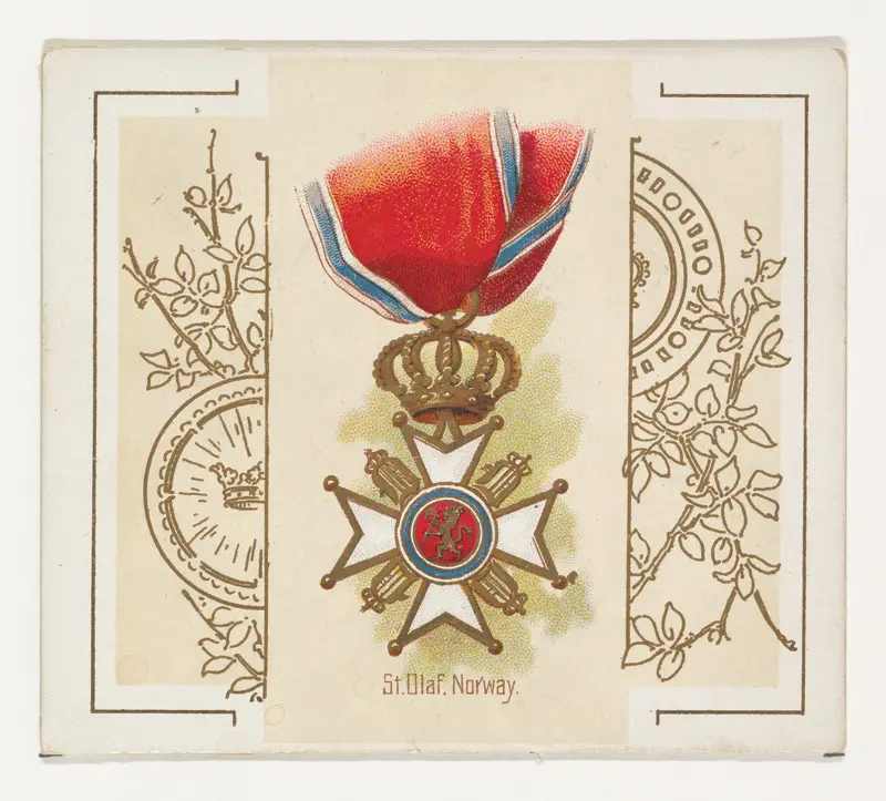 Saint Olaf, Norway, from the World's Decorations series (N44) for Allen & Ginter Cigarettes Wall Art by Allen & Ginter - High-Resolution Digital Print