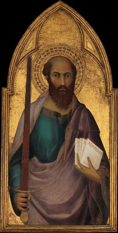 Saint Paul Wall Art by Lippo Memmi (Filippo di Memmo) - High-Resolution Digital Print