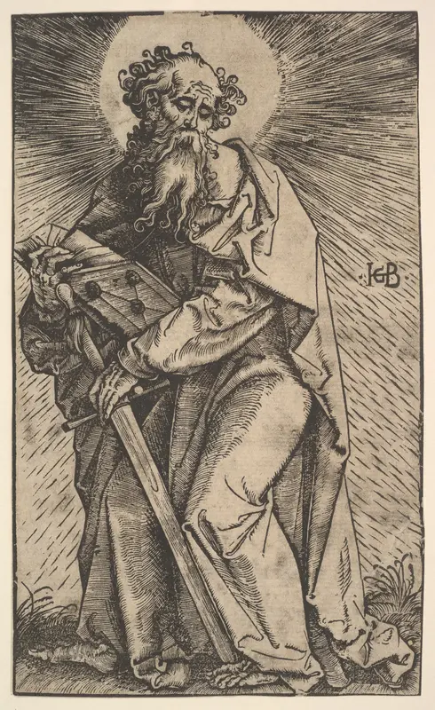 Saint Paul, from "Christ and the Apostles" Wall Art by Hans Baldung (called Hans Baldung Grien) - High-Resolution Digital Print